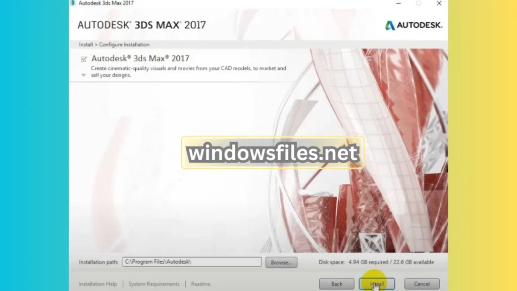 3ds max 2017 Install