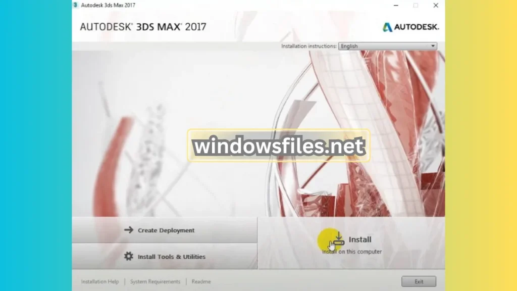 3ds max 2017 Install