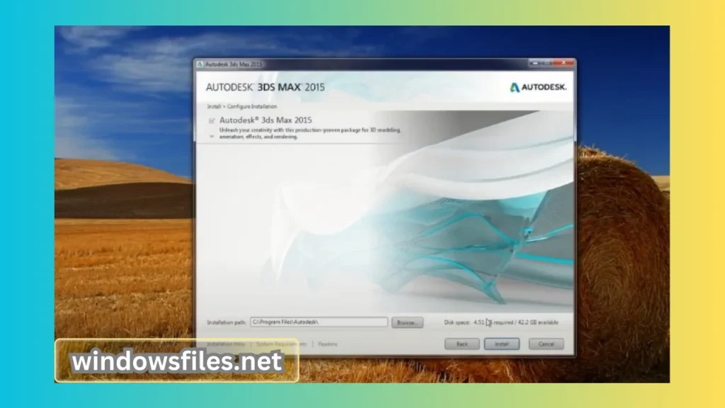 Autodesk 3DS Max 2015 Install