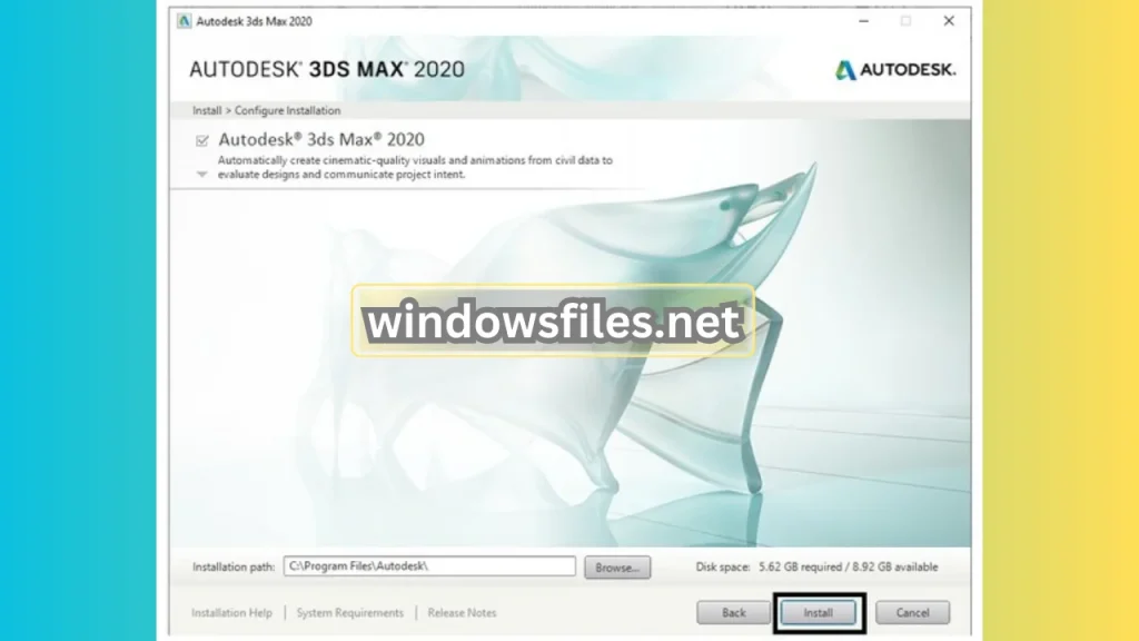 Autodesk 3Ds max Install